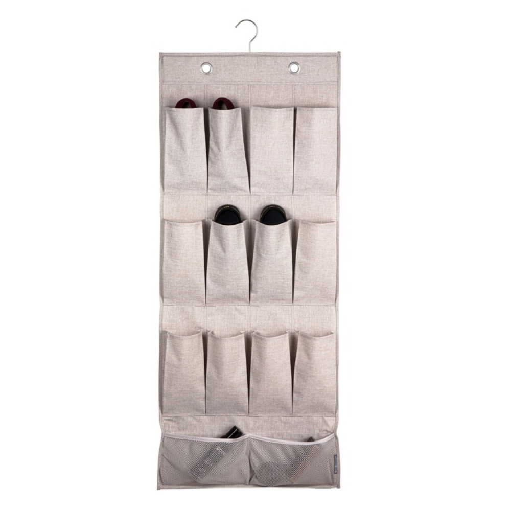 Hängande Skoförvaring, 14 fack, BIGSO POCKET ORGANIZER, 52 x H 124 cm i gruppen Förvaring / Garderobsförvaring / Skoförvaring hos SmartaSaker.se (41286)