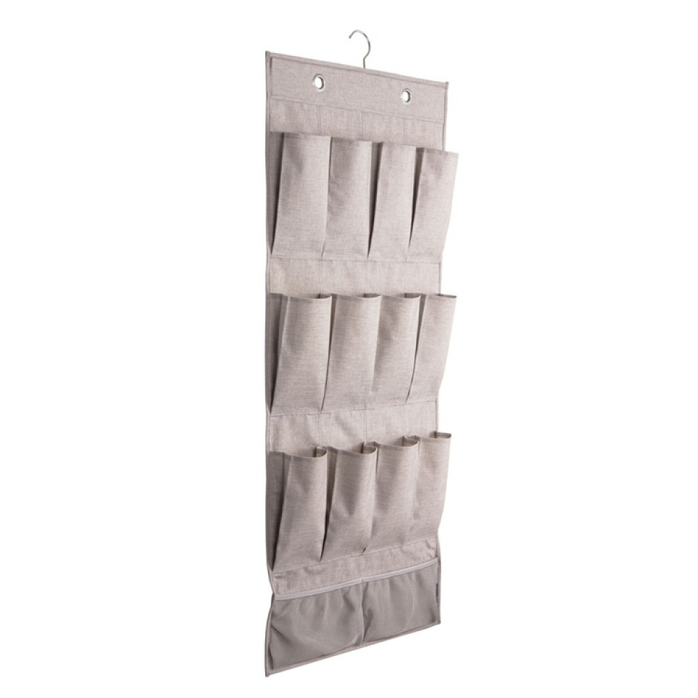 Hängande Skoförvaring, 14 fack, BIGSO POCKET ORGANIZER, 52 x H 124 cm i gruppen Förvaring / Garderobsförvaring / Skoförvaring hos SmartaSaker.se (41286)