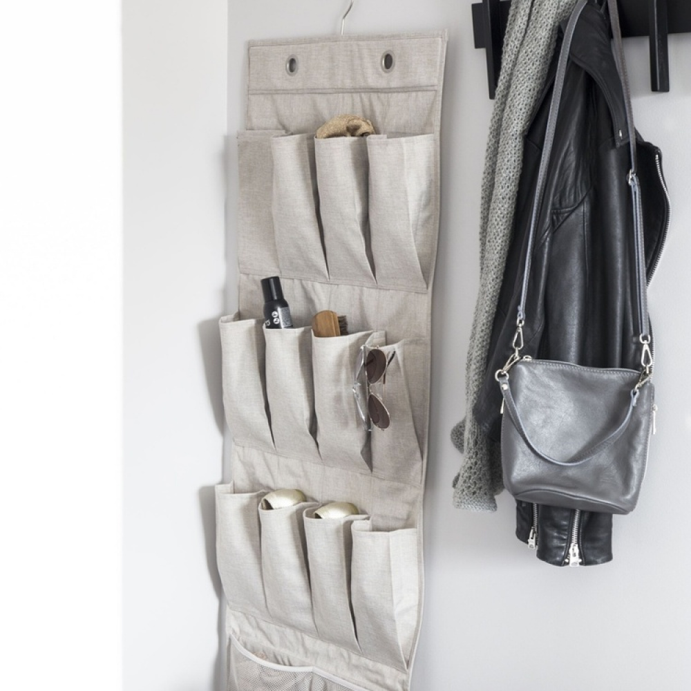 Hängande Skoförvaring, 14 fack, BIGSO POCKET ORGANIZER, 52 x H 124 cm i gruppen Förvaring / Garderobsförvaring / Skoförvaring hos SmartaSaker.se (41286)