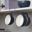 Hängare, under hylla, med 10 krokar för koppar, LARGE TASSENHALTER Hängare, under hylla, med 10 krokar för koppar, LARGE TASSENHALTER