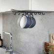 Hängare, under hylla, med 10 krokar för koppar, LARGE TASSENHALTER Hängare, under hylla, med 10 krokar för koppar, LARGE TASSENHALTER