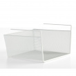Hängkorg för hylla, extrahylla, CESTA COLGANTE MESH, 30 x 25 x H 15 cm, Vit Hängkorg för hylla, extrahylla, CESTA COLGANTE MESH, 30 x 25 x H 15 cm, Vit