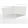 Hängkorg för hylla, extrahylla, CESTA COLGANTE MESH, 30 x 25 x H 15 cm, Vit Hängkorg för hylla, extrahylla, CESTA COLGANTE MESH, 30 x 25 x H 15 cm, Vit