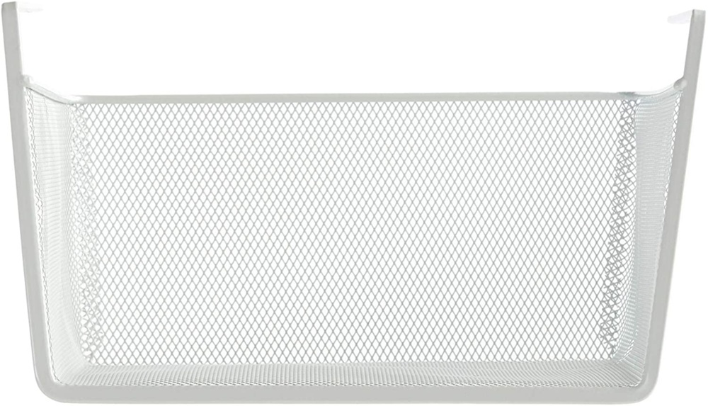 Hängkorg för hylla, extrahylla, CESTA COLGANTE MESH, 30 x 25 x H 15 cm, Vit i gruppen Förvaring / Köksförvaring / Organisera köksskåp / Under hyllan-förvaring hos SmartaSaker.se (41311)