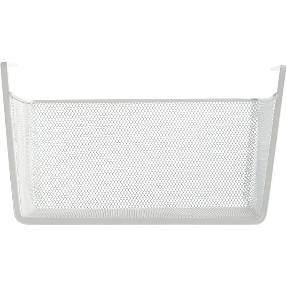 Hängkorg för hylla, extrahylla, CESTA COLGANTE MESH, 30 x 25 x H 15 cm, Vit i gruppen Förvaring / Köksförvaring / Organisera köksskåp / Under hyllan-förvaring hos SmartaSaker.se (41311)
