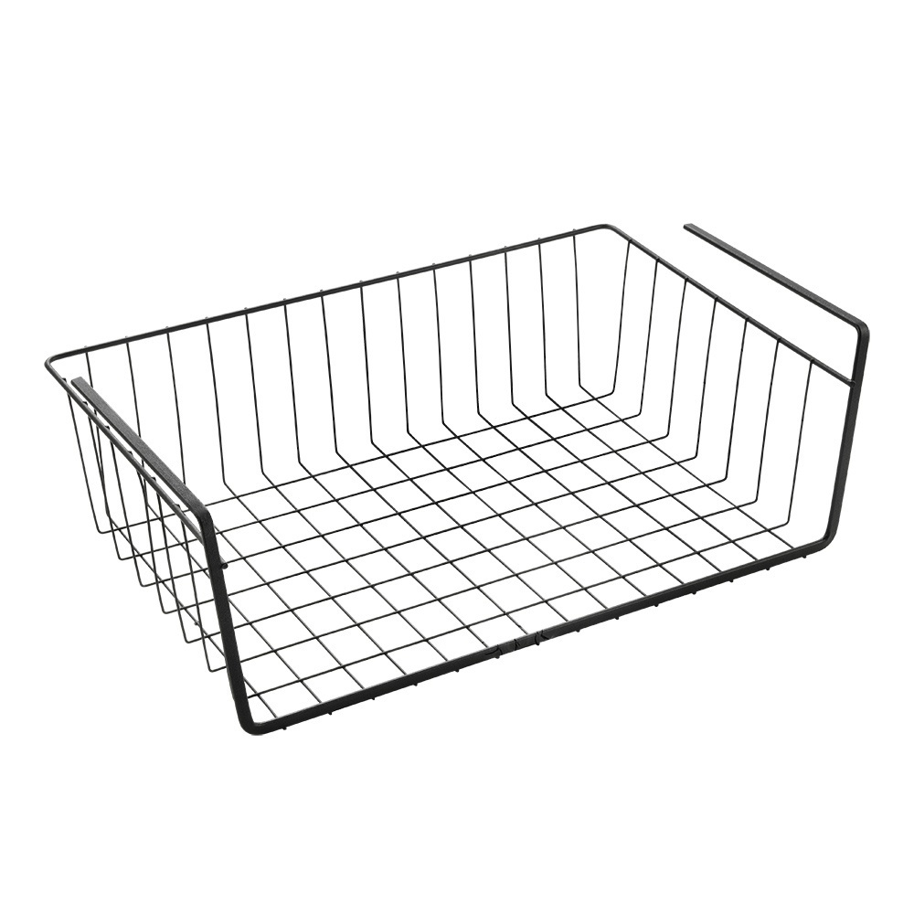 Hängkorg i metall, LAVA LARGE, 40 x 26 x H 14 cm, Svart i gruppen Förvaring / Köksförvaring / Organisera köksskåp / Under hyllan-förvaring hos SmartaSaker.se (41320)