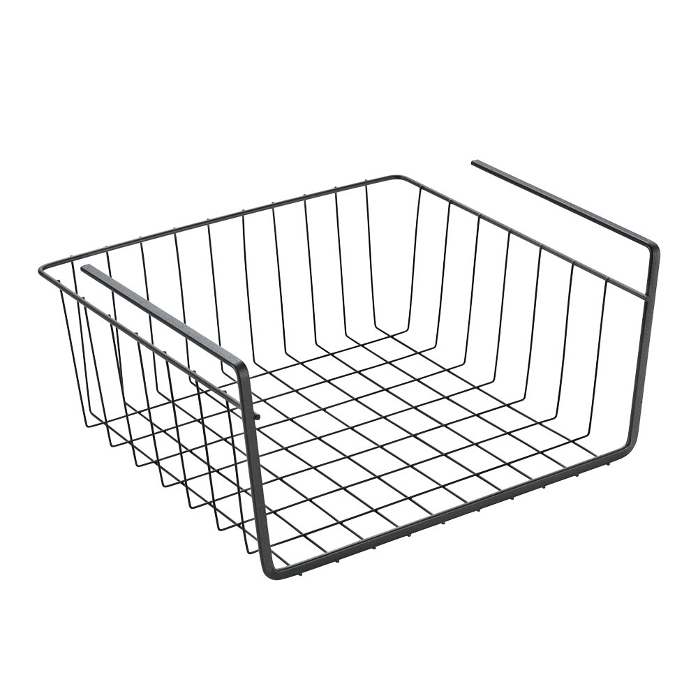 Hängkorg i metall, LAVA, 30 x 26 x H 14 cm, Svart i gruppen Förvaring / Köksförvaring / Organisera köksskåp / Under hyllan-förvaring hos SmartaSaker.se (41321)