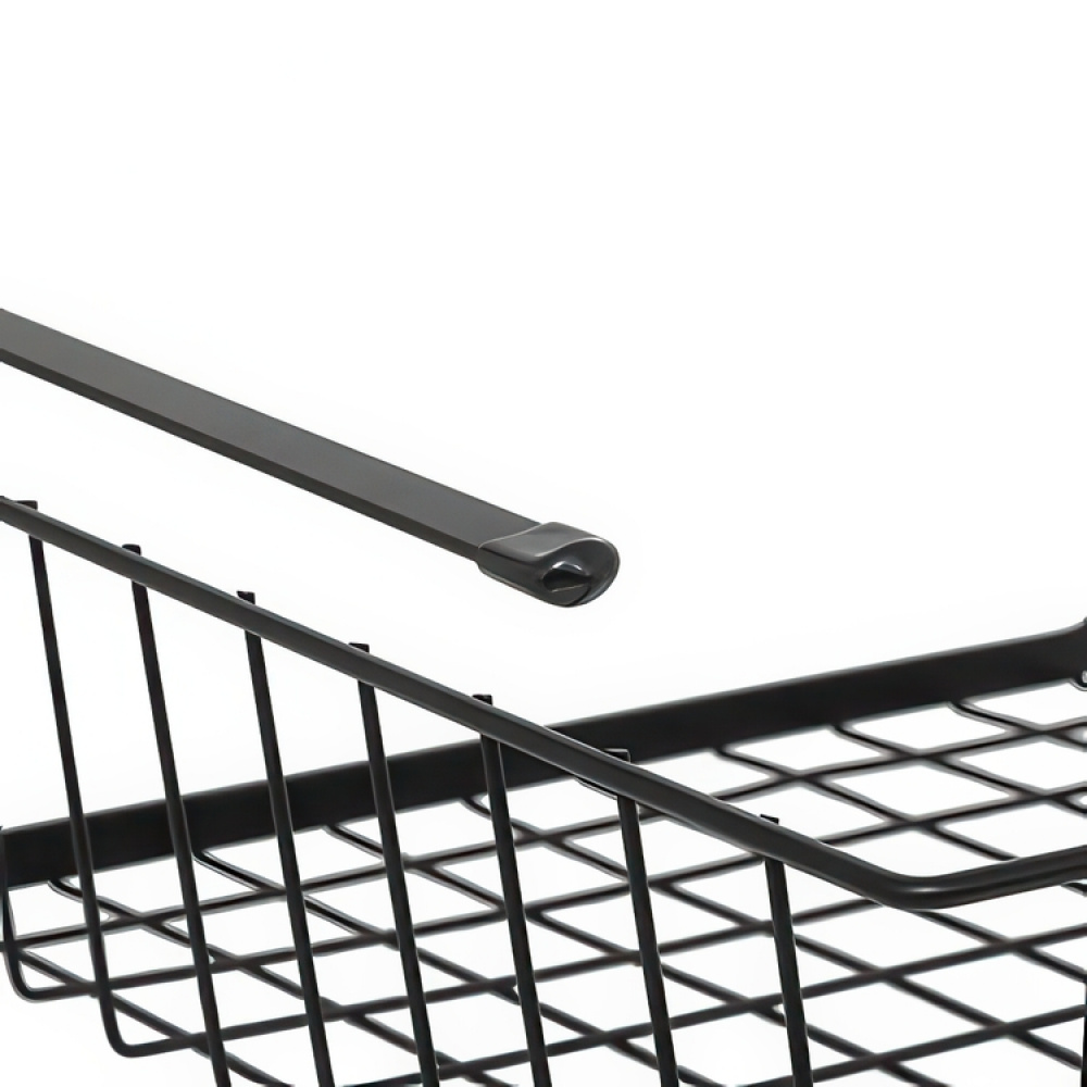 Hängkorg, Stapelbar, ÉTAGÈRE À SUSPENDRE, 31,5 x 31 x H 12 cm, Svart i gruppen Förvaring / Köksförvaring / Organisera köksskåp / Under hyllan-förvaring hos SmartaSaker.se (41322)