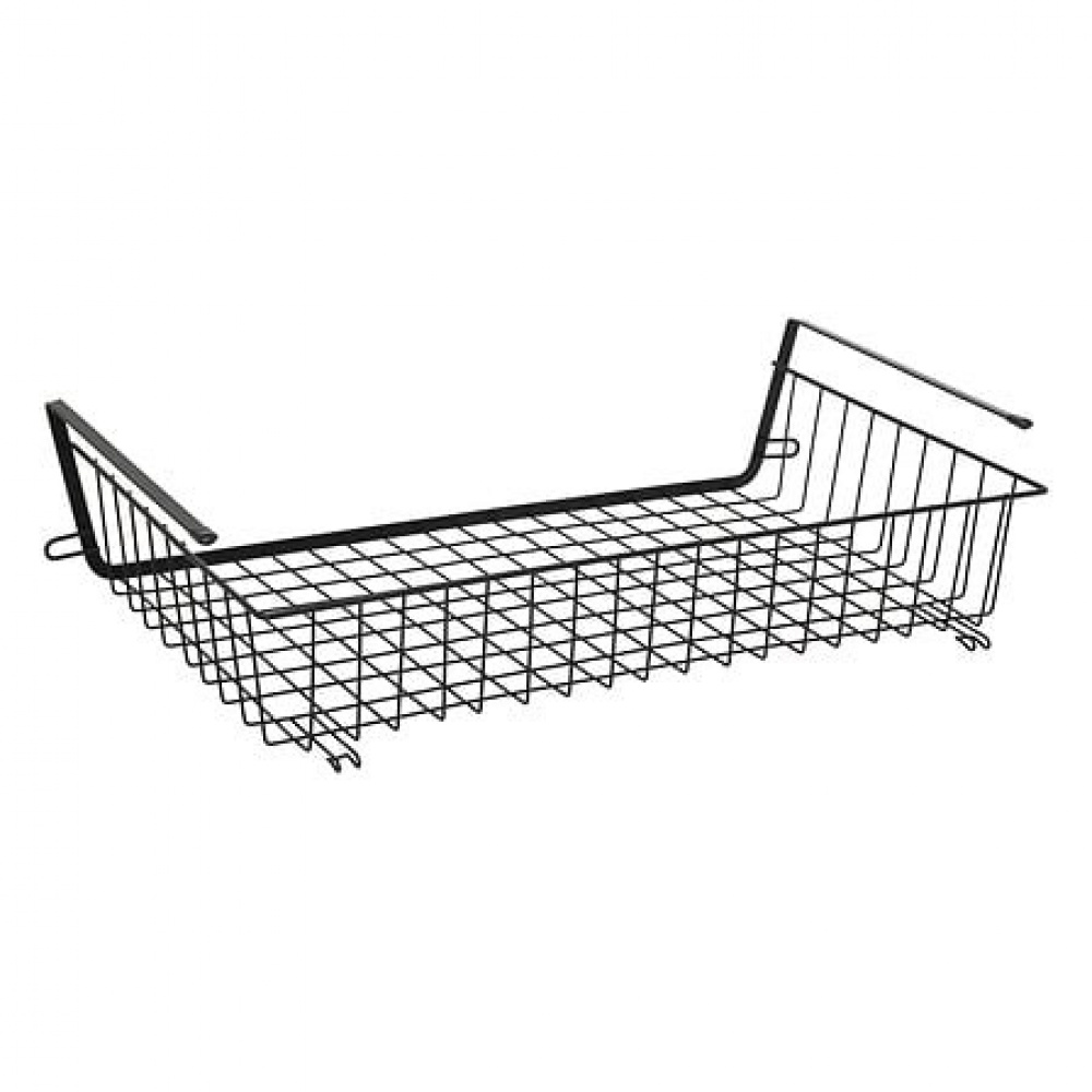 Hängkorg, Stapelbar, Large, ÉTAGÈRE À SUSPENDRE, 51,5 x 30 x H 11,5 cm, Svart i gruppen Förvaring / Köksförvaring / Organisera köksskåp / Under hyllan-förvaring hos SmartaSaker.se (41323)