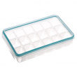 Isbricka med lock, 18 kuber, CLIP ICE CUBE TRAY, Transparent Isbricka med lock, 18 kuber, CLIP ICE CUBE TRAY, Transparent