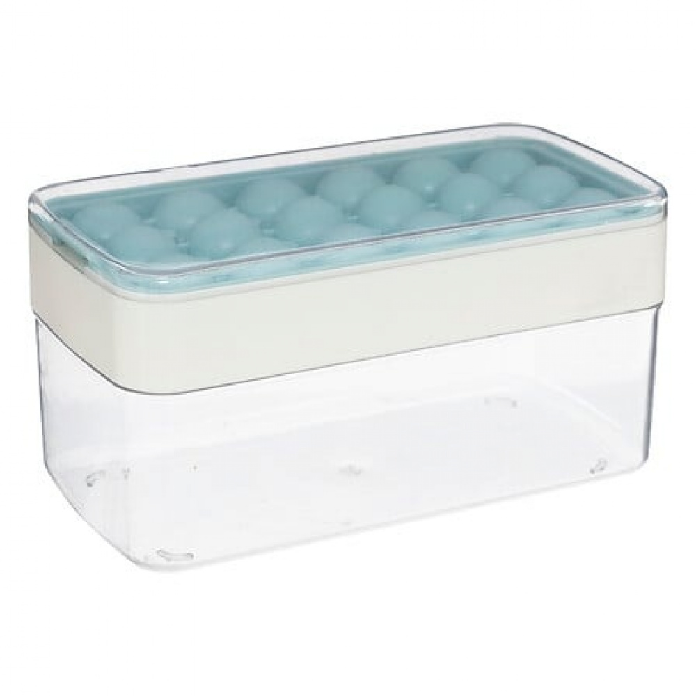 Isbricka med Låda och Skopa, ICE CUBE BOX, Transparent / Blå i gruppen Förvaring / Köksförvaring hos SmartaSaker.se (41330)