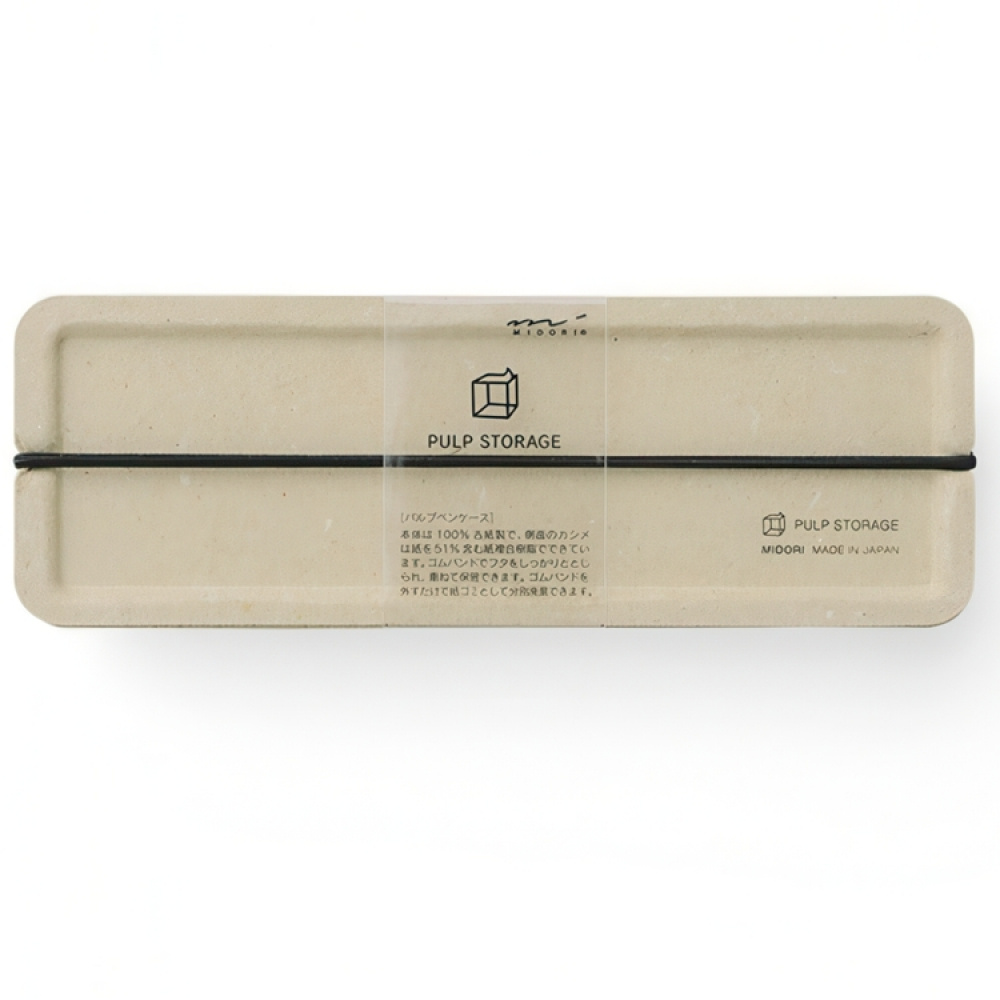 Japansk Ask av återvunnet papper, MIDORI PULP PEN STORAGE i gruppen Förvaring / Förvaringslådor / Småförvaring / Askar hos SmartaSaker.se (41333)