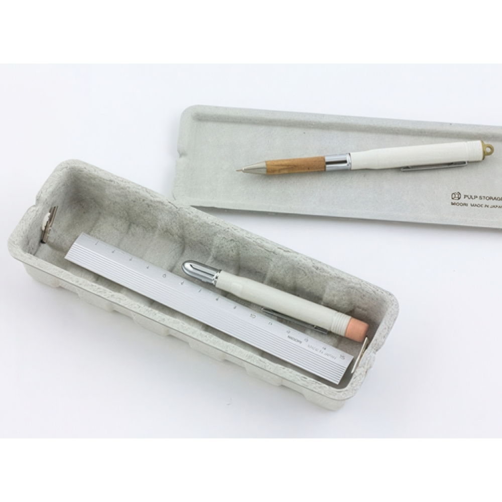 Japansk Ask av återvunnet papper, MIDORI PULP PEN STORAGE i gruppen Förvaring / Förvaringslådor / Småförvaring / Askar hos SmartaSaker.se (41333)
