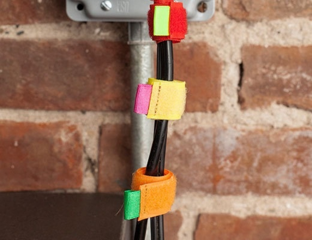 Kabelband för märkning av sladdar, CABLE TIES, 8 st, Kikkerland, Mix i gruppen Förvaring / Kontorsmaterial hos SmartaSaker.se (41335)