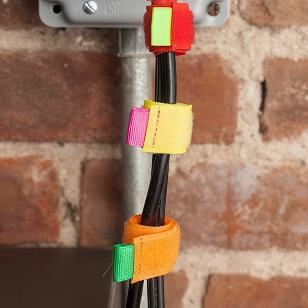 Kabelband för märkning av sladdar, CABLE TIES, 8 st, Kikkerland, Mix i gruppen Förvaring / Kontorsmaterial hos SmartaSaker.se (41335)