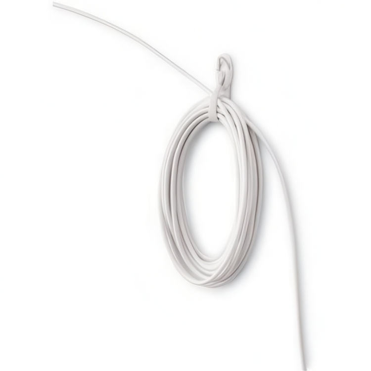 Kabelkrokar, Självhäftande krokar, 2 st, COMMAND SLADDHÅLLARE, 2,5 x H9,5 cm, Vit i gruppen Förvaring / Kontorsmaterial hos SmartaSaker.se (41336)