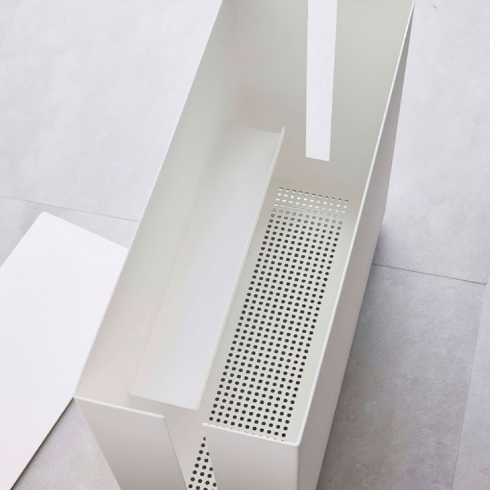 Kabellåda med hjul, TOWER LARGE CABLE BOX, 15 x 40 x H 34,5 cm, Yamazaki i gruppen Förvaring / Förvaringslådor hos SmartaSaker.se (41337)