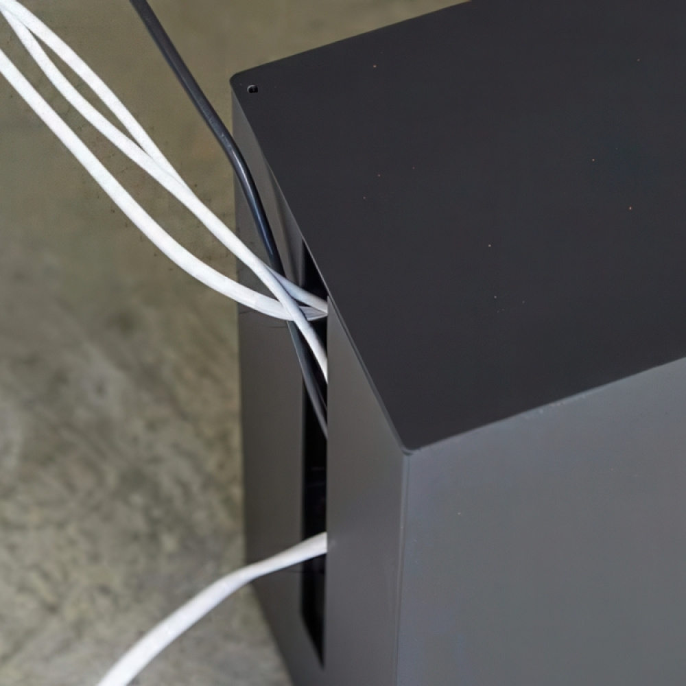 Kabellåda med hjul, TOWER LARGE CABLE BOX, 15 x 40 x H 34,5 cm, Yamazaki i gruppen Förvaring / Förvaringslådor hos SmartaSaker.se (41337)