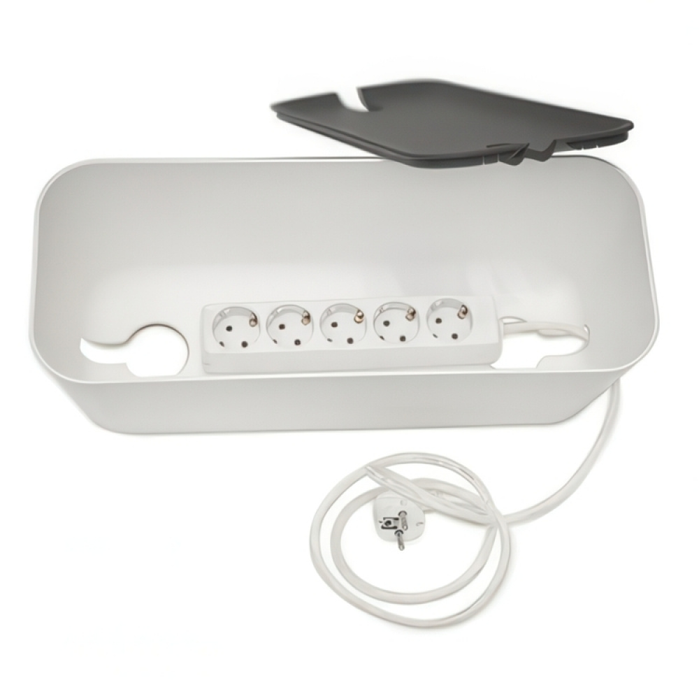 Kabelsamlare, BOSIGN XL CABLE ORGANISER, 45 x 18 x H 17 cm i gruppen Förvaring / Kontorsmaterial hos SmartaSaker.se (41340)