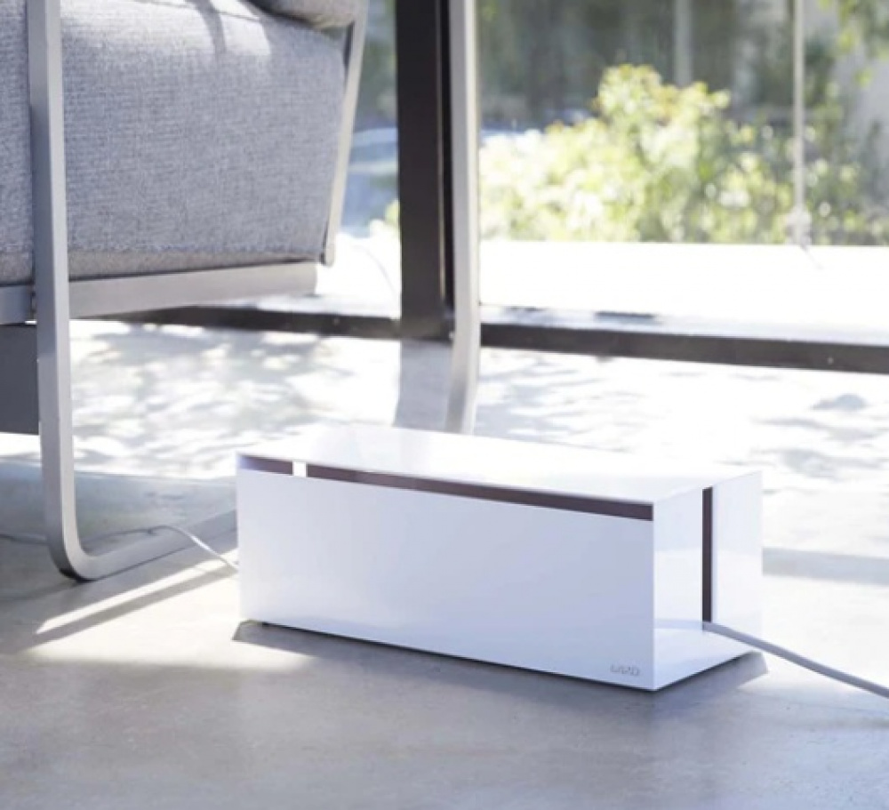 Kabelsamlare, WEB CABLE BOX, 40 x 15,5 x H 14,5 cm, Yamazaki, Vit i gruppen Förvaring / Förvaringslådor hos SmartaSaker.se (41343)