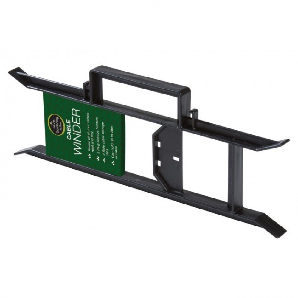 Kabelvinda, CABLE WINDER, 36 x 2 x H 12.5 cm, Svart i gruppen Förvaring / Förråd- och garageförvaring hos SmartaSaker.se (41344)
