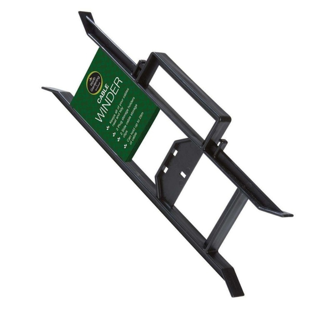 Kabelvinda, CABLE WINDER, 36 x 2 x H 12.5 cm, Svart i gruppen Förvaring / Förråd- och garageförvaring hos SmartaSaker.se (41344)