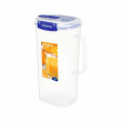 Kanna med lock, 2 Liter, KLIP IT PLUS JUICE, Transparent / Kornblå Kanna med lock, 2 Liter, KLIP IT PLUS JUICE, Transparent / Kornblå