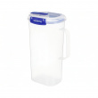 Kanna med lock, 2 Liter, KLIP IT PLUS JUICE, Transparent / Kornblå Kanna med lock, 2 Liter, KLIP IT PLUS JUICE, Transparent / Kornblå