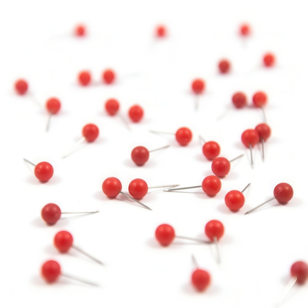 Kartnålar, 20 st, MAP PINS, Ø 8 mm i gruppen Förvaring / Kontorsmaterial hos SmartaSaker.se (41350)