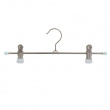 Klassisk Galge för kjol, Metall, MAWA KLAMMERN CLIP, 30 cm, Silver / vit Klassisk Galge för kjol, Metall, MAWA KLAMMERN CLIP, 30 cm, Silver / vit