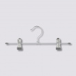 Klassiska Galgar för kjolar, 3 st, Metall, CINTRES CLIP HANGERS, 30 cm, Silver / ljusgrå Klassiska Galgar för kjolar, 3 st, Metall, CINTRES CLIP HANGERS, 30 cm, Silver / ljusgrå