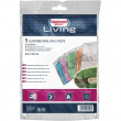 Klädpåsar för Tröjor, genomskinlig plast, 5 st, LIVING ZIP-LOCK, 43 x H50 cm, Klar  Klädpåsar för Tröjor, genomskinlig plast, 5 st, LIVING ZIP-LOCK, 43 x H50 cm, Klar