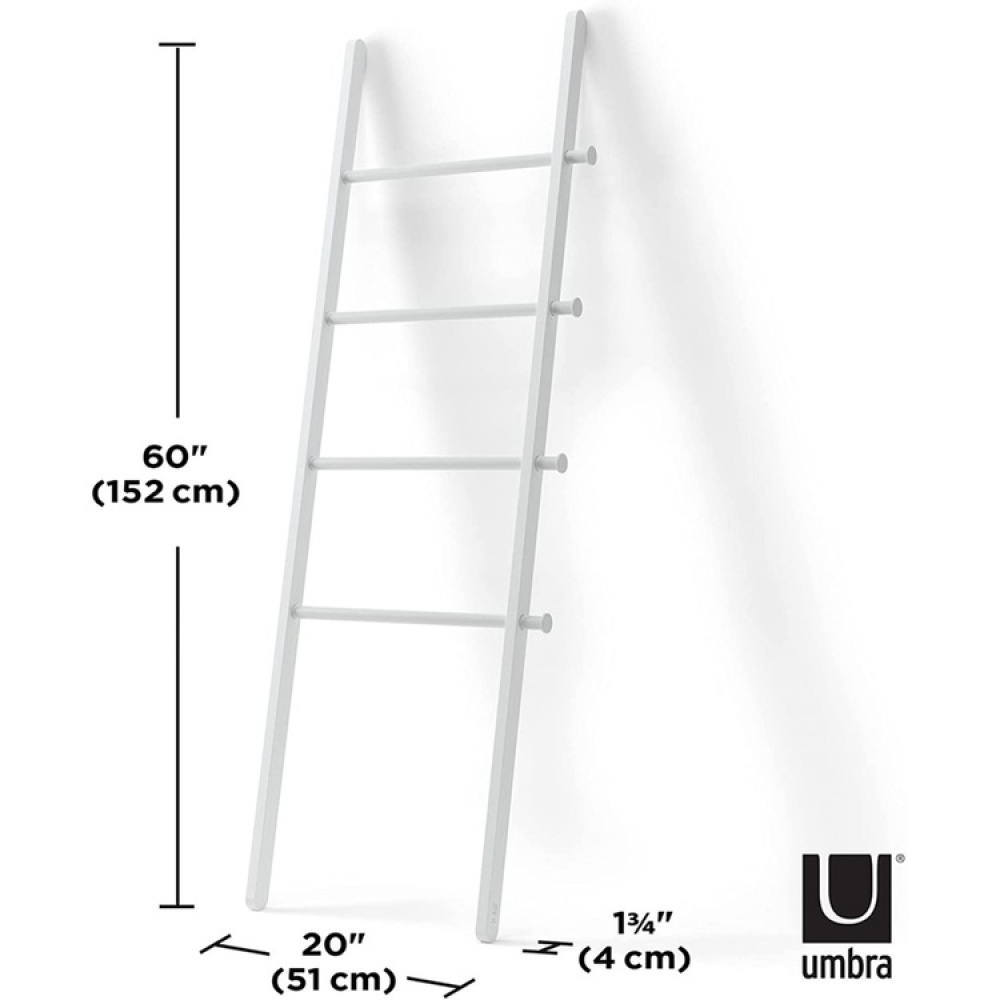Klädställning att luta mot väggen, LEANA LADDER, 51 x H 152 cm, Umbra i gruppen Förvaring / Sovrumsförvaring / Klädställningar hos SmartaSaker.se (41377)