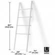 Klädställning att luta mot väggen, LEANA LADDER, 51 x H 152 cm, Umbra Klädställning att luta mot väggen, LEANA LADDER, 51 x H 152 cm, Umbra