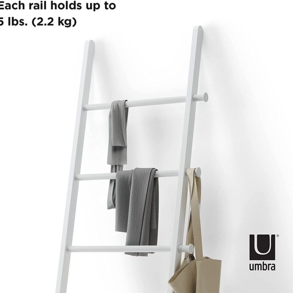 Klädställning att luta mot väggen, LEANA LADDER, 51 x H 152 cm, Umbra i gruppen Förvaring / Sovrumsförvaring / Klädställningar hos SmartaSaker.se (41377)