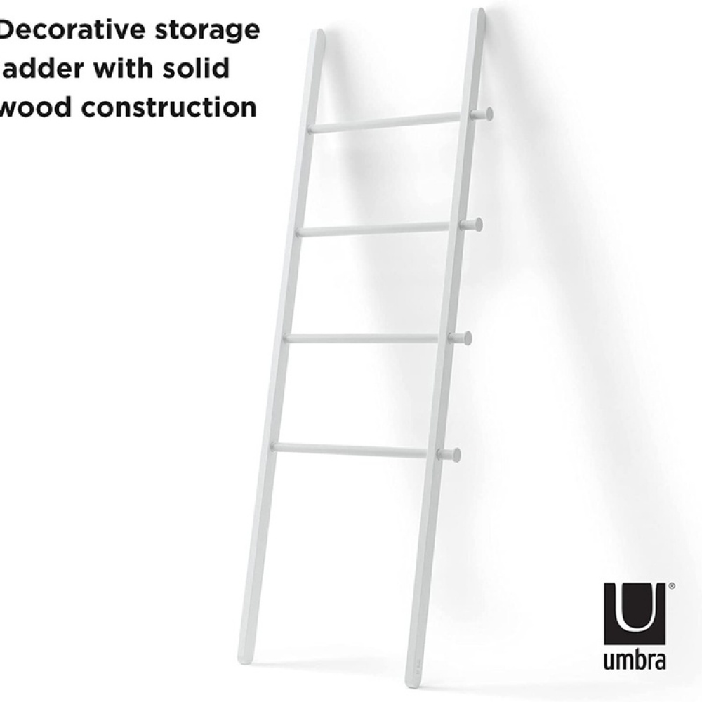 Klädställning att luta mot väggen, LEANA LADDER, 51 x H 152 cm, Umbra i gruppen Förvaring / Sovrumsförvaring / Klädställningar hos SmartaSaker.se (41377)