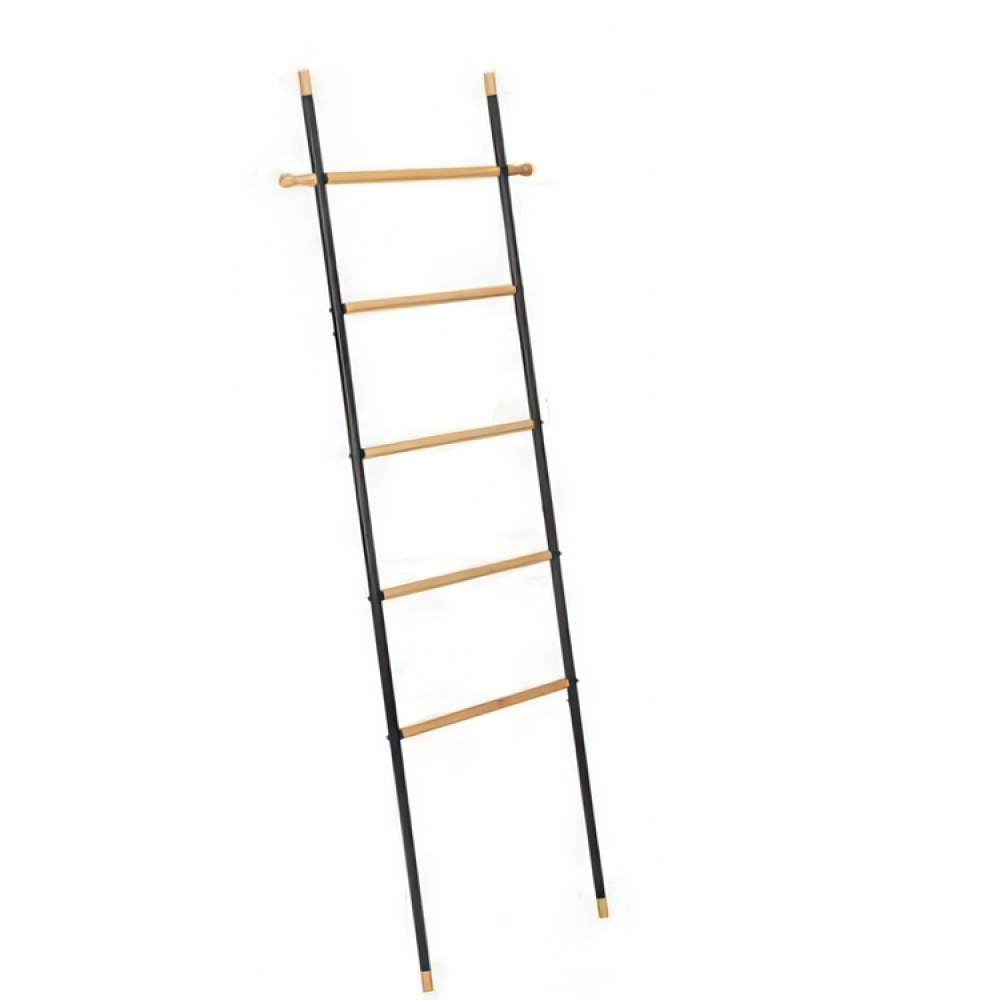 Klädställning att luta mot väggen, LOFT BAMBOO, 57 x H 162 cm, Svart / Natur i gruppen Förvaring / Sovrumsförvaring / Klädställningar hos SmartaSaker.se (41378)