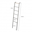 Klädställning att luta mot väggen, TOWER LEANING LADDER, 45 x 24 x H 160 cm, Yamazaki Klädställning att luta mot väggen, TOWER LEANING LADDER, 45 x 24 x H 160 cm, Yamazaki