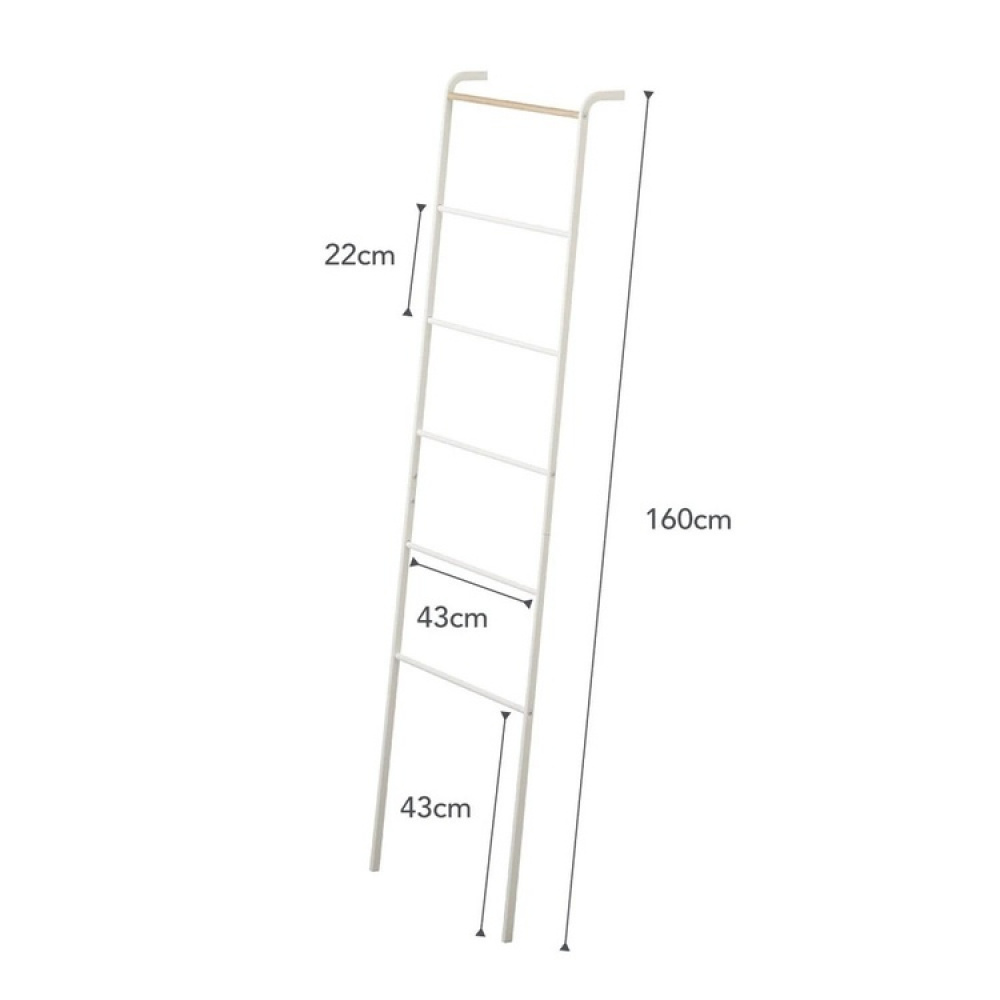 Klädställning att luta mot väggen, TOWER LEANING LADDER, 45 x 24 x H 160 cm, Yamazaki i gruppen Förvaring / Sovrumsförvaring hos SmartaSaker.se (41380)