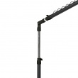 Klädställning med hjul, Sluttande, UNDER STAIRS, 91,5 x 42 x H 102 - 170 cm, Svart / Silver Klädställning med hjul, Sluttande, UNDER STAIRS, 91,5 x 42 x H 102 - 170 cm, Svart / Silver