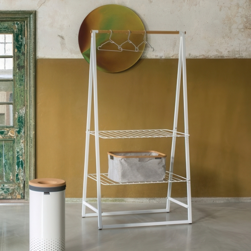 Klädställning med hyllor, BRABANTIA LINN LARGE, 99,5 x 57 x H 190 cm i gruppen Förvaring / Sovrumsförvaring / Klädställningar hos SmartaSaker.se (41384)