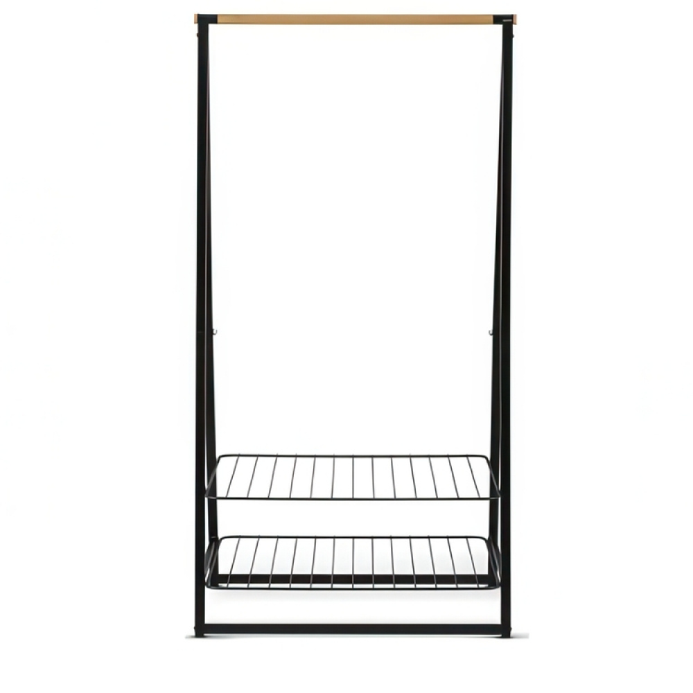 Klädställning med hyllor, BRABANTIA LINN LARGE, 99,5 x 57 x H 190 cm i gruppen Förvaring / Sovrumsförvaring / Klädställningar hos SmartaSaker.se (41384)