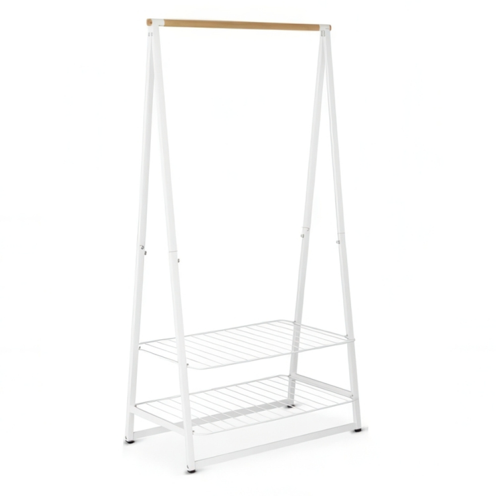 Klädställning med hyllor, BRABANTIA LINN LARGE, 99,5 x 57 x H 190 cm i gruppen Förvaring / Sovrumsförvaring / Klädställningar hos SmartaSaker.se (41384)