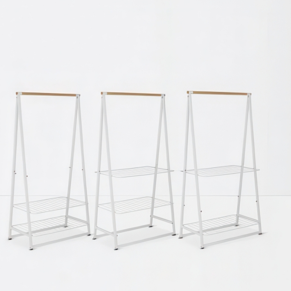 Klädställning med hyllor, BRABANTIA LINN LARGE, 99,5 x 57 x H 190 cm i gruppen Förvaring / Sovrumsförvaring / Klädställningar hos SmartaSaker.se (41384)