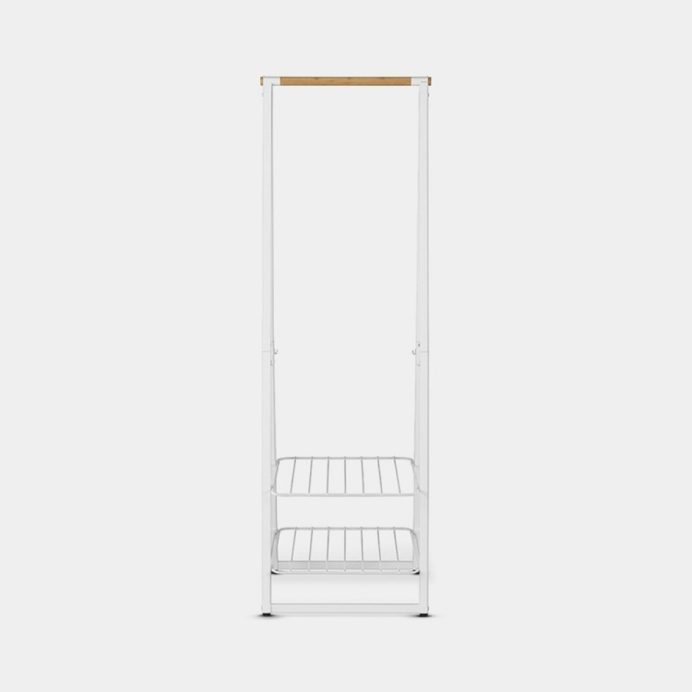 Klädställning med hyllor, BRABANTIA LINN SMALL, 60,6 x 57 x H 190 cm i gruppen Förvaring / Sovrumsförvaring / Klädställningar hos SmartaSaker.se (41385)
