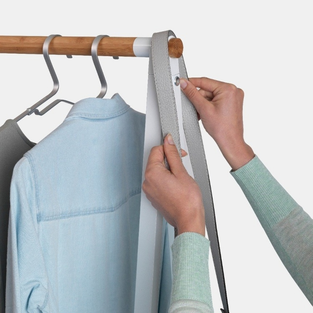 Klädställning med hyllor, BRABANTIA LINN SMALL, 60,6 x 57 x H 190 cm i gruppen Förvaring / Sovrumsförvaring / Klädställningar hos SmartaSaker.se (41385)
