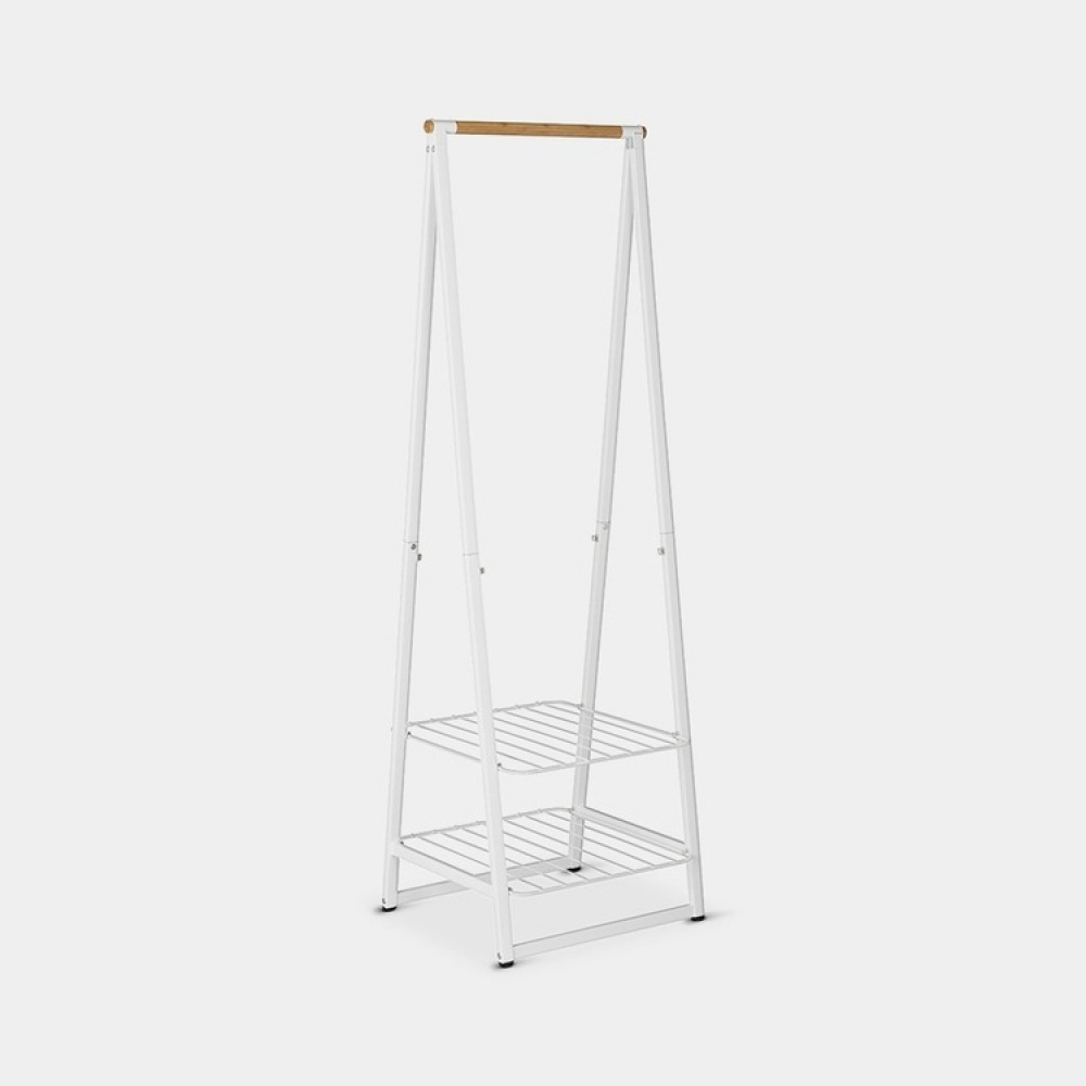 Klädställning med hyllor, BRABANTIA LINN SMALL, 60,6 x 57 x H 190 cm i gruppen Förvaring / Sovrumsförvaring / Klädställningar hos SmartaSaker.se (41385)
