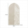 Klädöverdrag med stort fönster, DRESSY CLOTHES COVER, 58 x H 115 cm, Beige /Transparent Klädöverdrag med stort fönster, DRESSY CLOTHES COVER, 58 x H 115 cm, Beige /Transparent