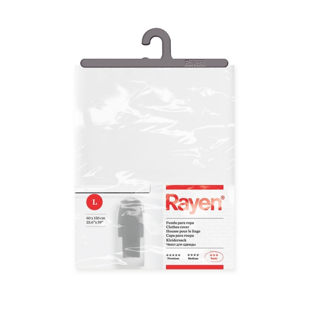 Klädöverdrag, Extra Lång, MILKY WHITE LARGE, 60 x H 150 cm, Transparent vit i gruppen Förvaring / Garderobsförvaring / Klädgarderober hos SmartaSaker.se (41401)
