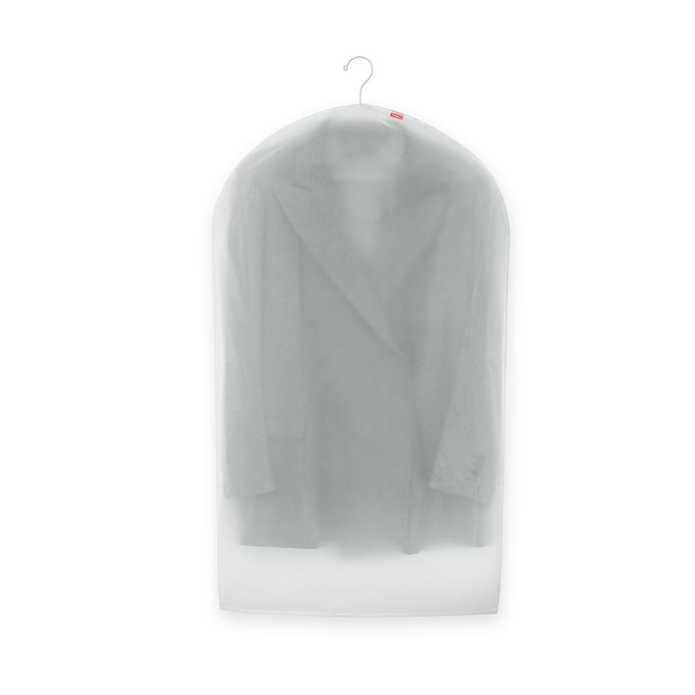 Klädöverdrag, Kort, MILKY WHITE SMALL, 60 x H 100 cm, Transparent vit i gruppen Förvaring / Garderobsförvaring / Klädgarderober hos SmartaSaker.se (41403)